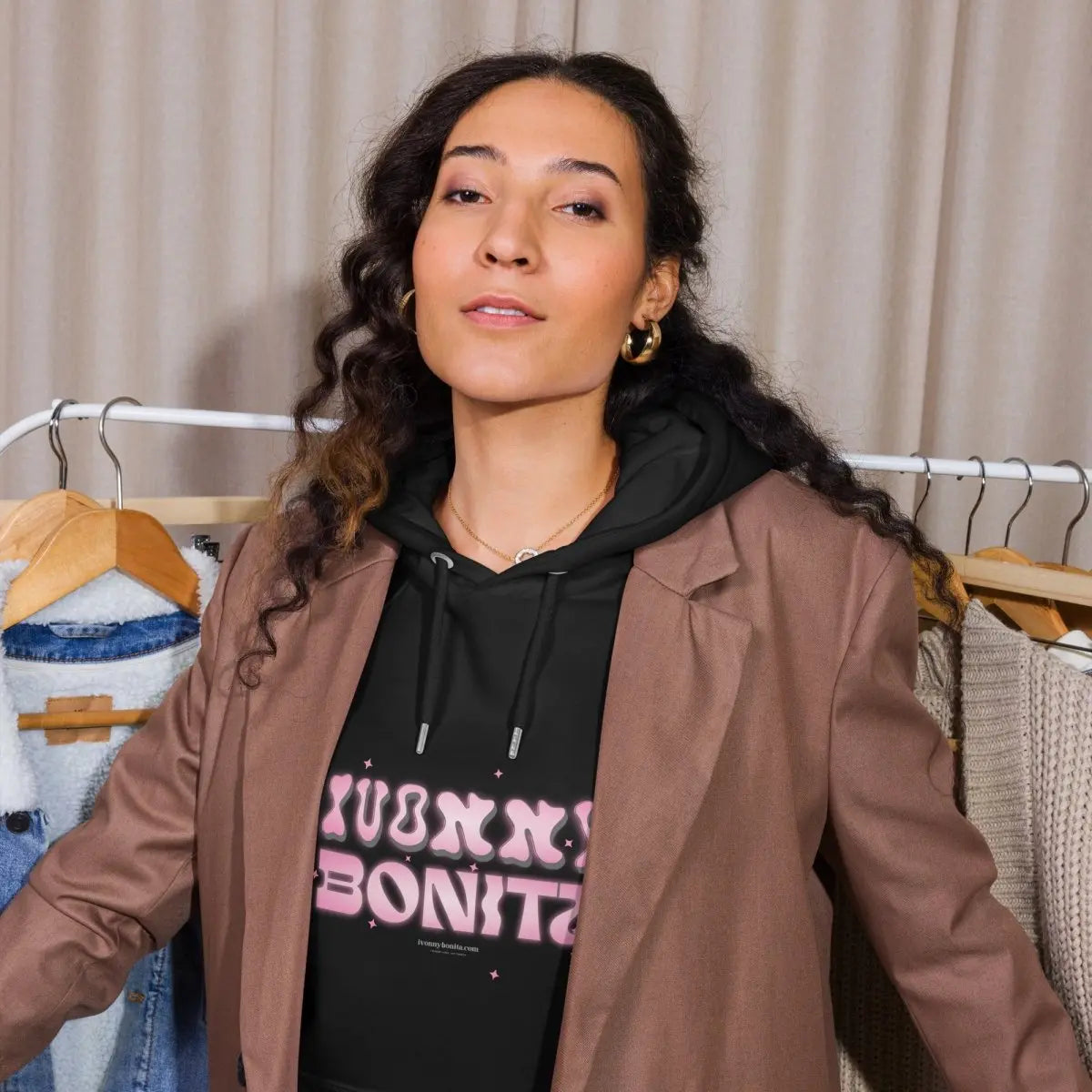 Ivonny Bonita Unisex Eco Raglan Hoodie - ivonnybonita.com - ivonnybonita